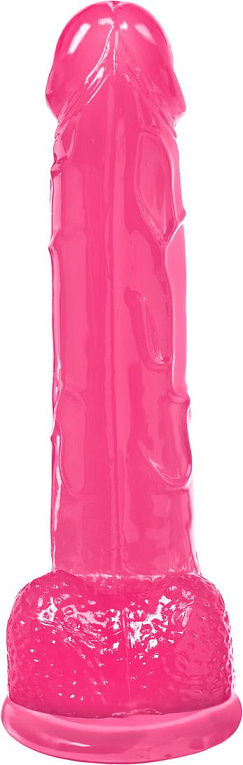Розовый реалистичный фаллоимитатор Mr. Bold L - 18,5 см. - термопластичный эластомер (TPE)