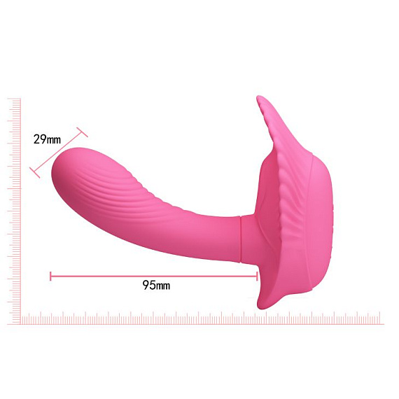 Розовый вибростимулятор для ношения - для массажа точки G и клитора - фото 6