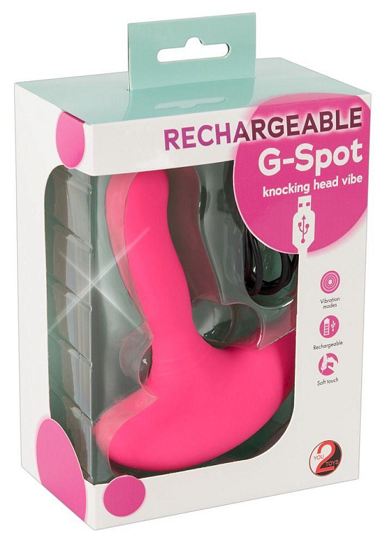 Розовый вибромассажер Rechargeable G-Spot Vibe для массажа точки G - фото 6
