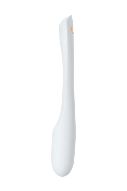 Белый гибкий водонепроницаемый вибратор Sirens Venus - 22 см. от Intimcat