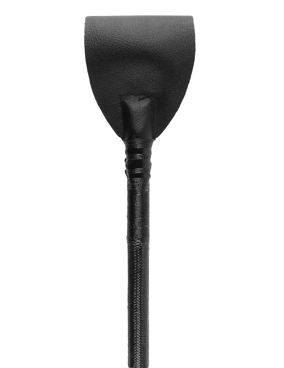 Чёрный стек-хлопушка Beginners Crop - 43,5 см. от Intimcat