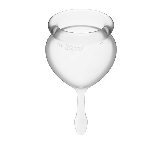 Набор прозрачных менструальных чаш Feel good Menstrual Cup от Intimcat