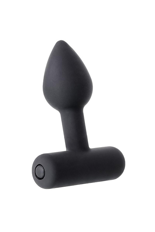 Чёрная анальная мини-вибровтулка Erotist Shaft - 7 см. Erotist