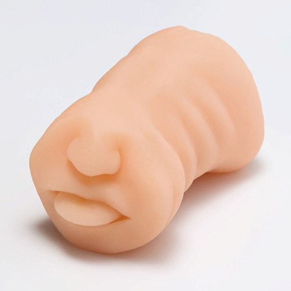 Двусторонний реалистичный маструбатор Oral Vaginal - силикон