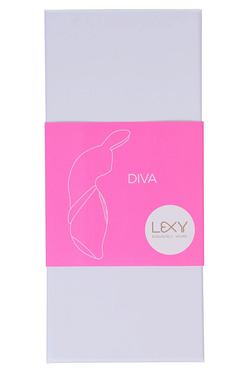 Розовый вибратор Diva с усиками - 15 см. 
