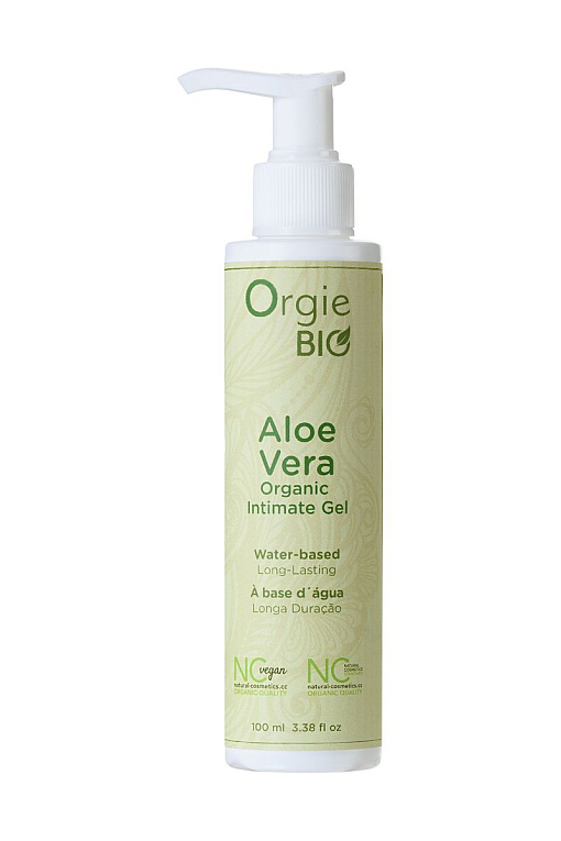 Органический интимный гель ORGIE Bio Aloe Vera с экстрактом алоэ вера - 100 мл. - 
