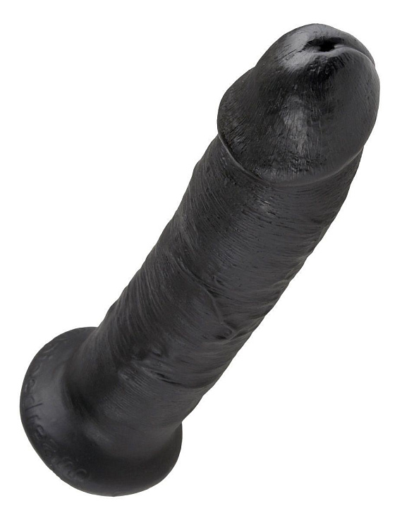 Чёрный фаллоимитатор 9  Cock - 22,9 см. от Intimcat