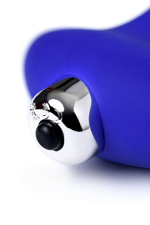 Синий силиконовый вибростимулятор простаты Stroman - 14,5 см. - фото 7