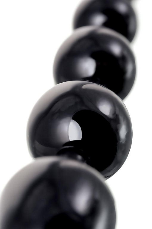 Анальная цепочка черного цвета A-toys - 19,8 см. - фото 7