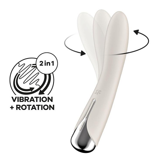 Телесный вибратор-ротатор Spinning Vibe 1 - 18 см. от Intimcat