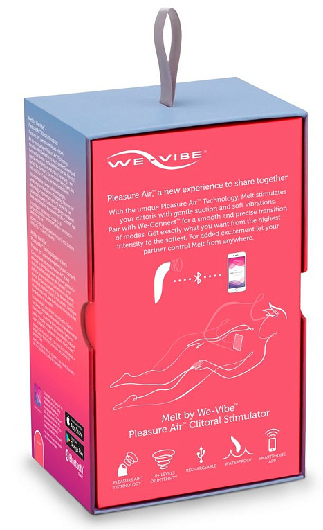 Розовый вакуум-волновой стимулятор клитора We-Vibe Melt - фото 5