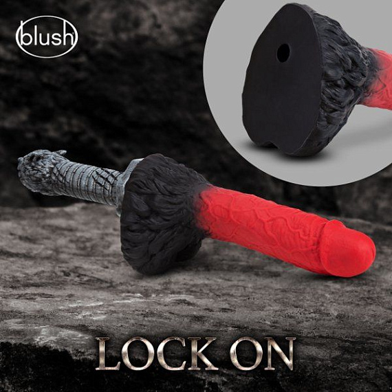 Реалистичный фаллоимитатор Lycan Lock On Werewolf Dildo - 26,7 см. Blush Novelties