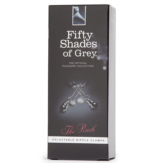 Металлические зажимы на соски Adjustable Nipple Clamps Fifty Shades of Grey