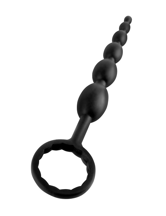 Анальная елочка из силикона First-Time Fun Beads - 25,3 см. - силикон