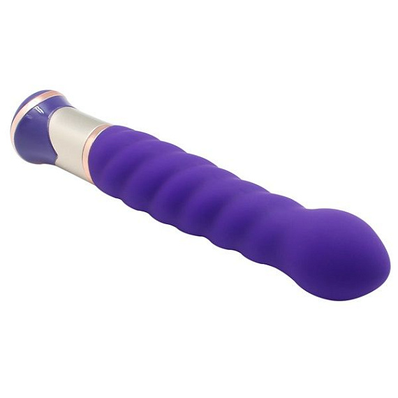 Фиолетовый вибратор-ротатор ECSTASY Deluxe Charismatic Vibe - 21 см. - силикон