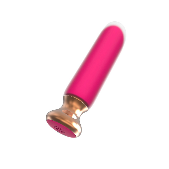 Розовый перезаряжаемый мини-вибратор - 12 см. - фото 7