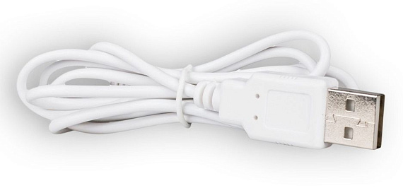 Белый магнитный кабель для зарядки Satisfyer USB Charging Cable - поливинилхлорид (ПВХ, PVC)