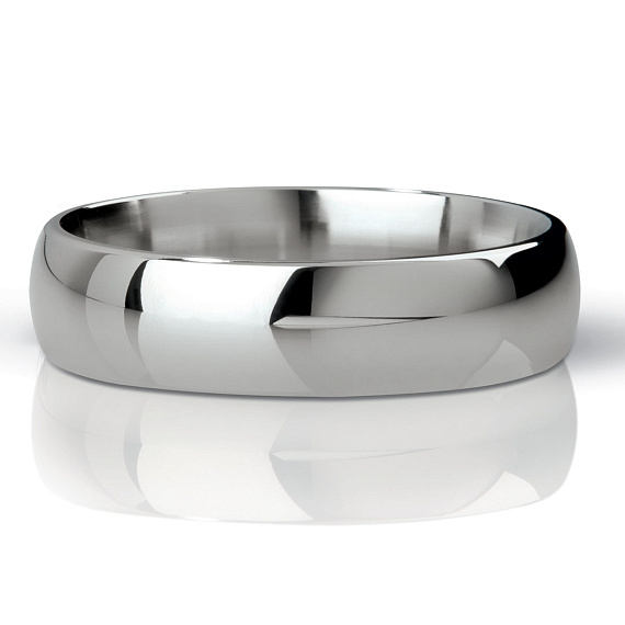 Стальное полированное эрекционное кольцо Earl - 5,1 см. - металл