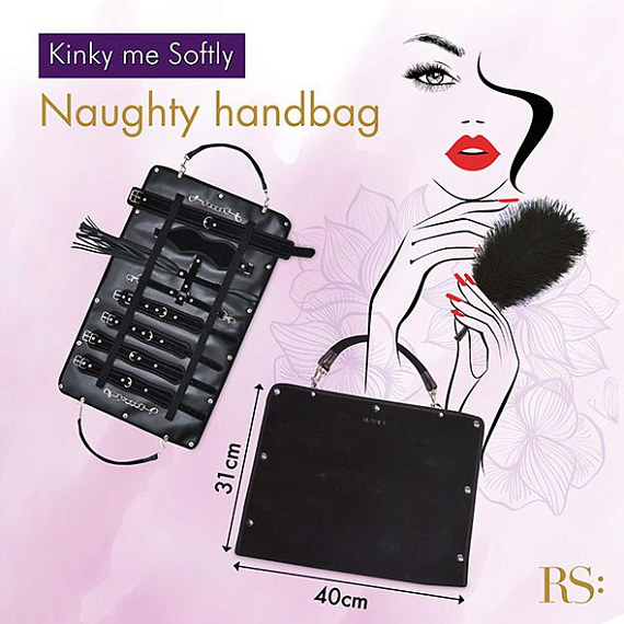 БДСМ-набор в черном цвете Kinky Me Softly от Intimcat