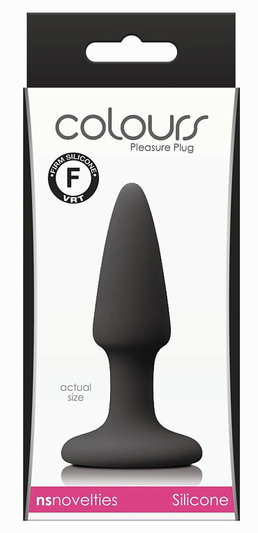 Черная анальная мини-пробка Mini Plug - 9 см. - силикон