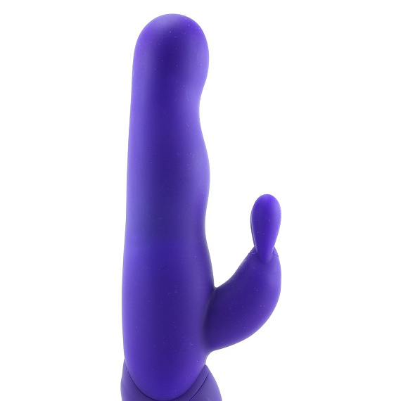 Фиолетовый хай-тек вибромассажер iVibe Select  iRabbit - 26 см. от Intimcat