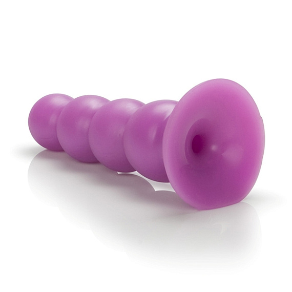 Фиолетовая анальная елочка Futurotic Plush Advanced - 13 см. от Intimcat