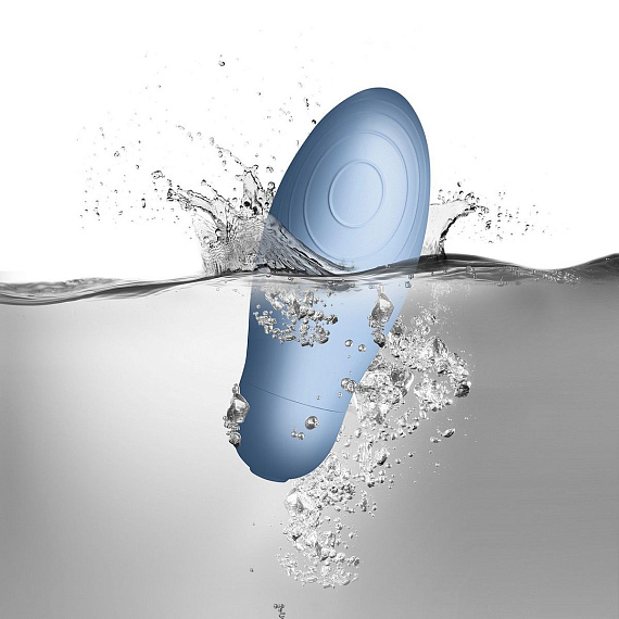 Голубой клиторальный стимулятор Blue Bae - 12,4 см. Sugar Boo