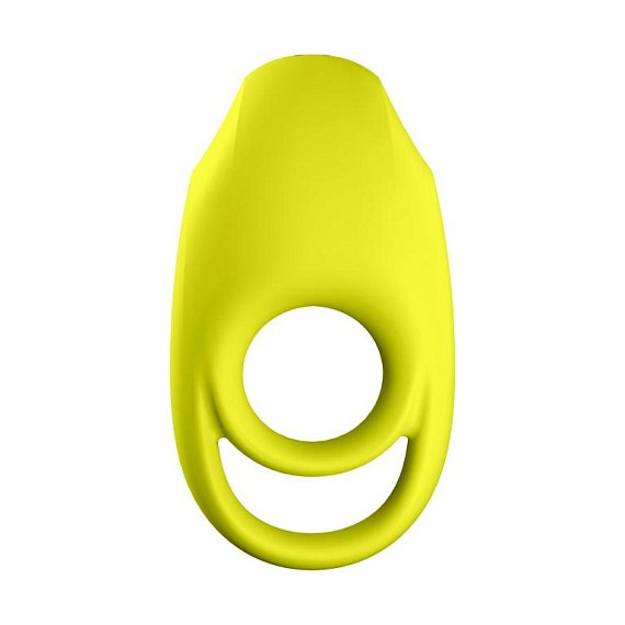 Желтое эрекционное кольцо Spectacular Duo от Intimcat