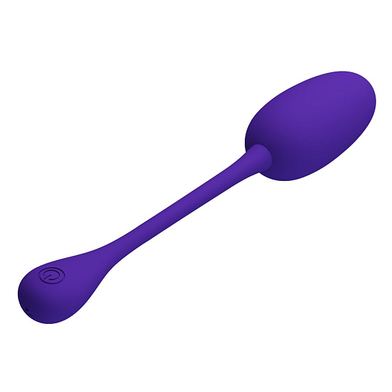 Фиолетовое перезаряжаемое виброяйцо Knucker - силикон