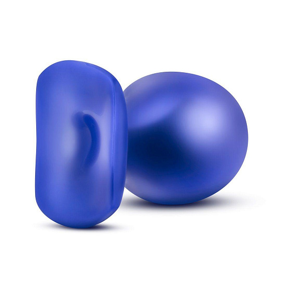 Синяя шаровидная пробка Performance Orb Plug - 10,2 см. - поливинилхлорид (ПВХ, PVC)