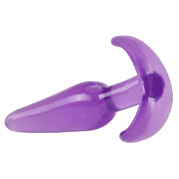 Фиолетовая анальная пробка в форме якоря Slim Anal Plug - 10,8 см. - фото 5
