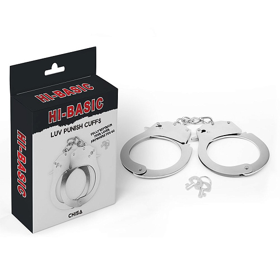 Металлические наручники Luv Punish Cuffs - металл