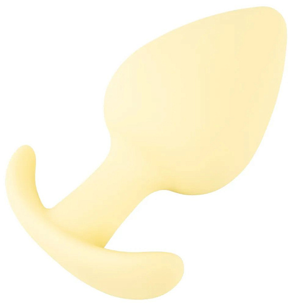 Жёлтая анальная втулка Mini Butt Plug - 6 см. - фото 5