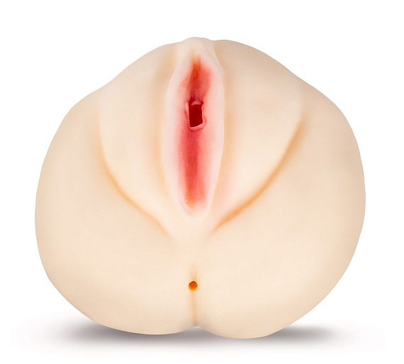 Телесный мастурбатор-вагина с узким входом - силикон