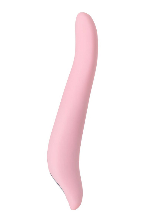 Розовый вибратор S-HANDE KISS с ротацией - 21,4 см. - силикон