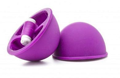 Фиолетовые вакуумные присоски с вибрацией Vibrating Suction Cup
