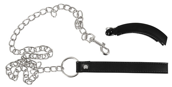 Зажим для половых губ с поводком Pussy Clamp With A Leash от Intimcat