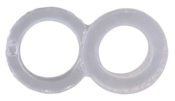 Прозрачное кольцо для пениса и мошонки MusterKnabe - термопластичная резина (TPR)