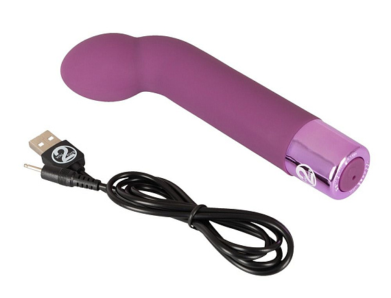 Фиолетовый G-стимулятор с вибрацией G-Spot Vibe - 16 см. - фото 5