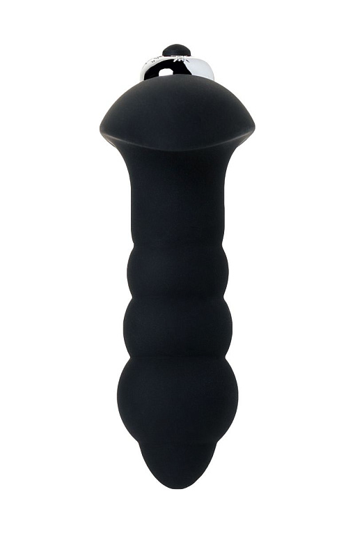 Чёрная анальная вибровтулка S-HANDE BUBLE - 9,9 см. от Intimcat