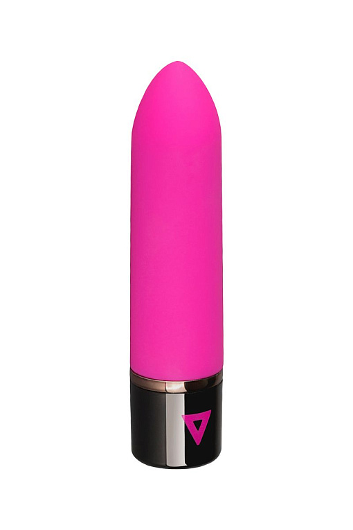 Розовый силиконовый мини-вибратор Lil Bullet - 10 см. - силикон