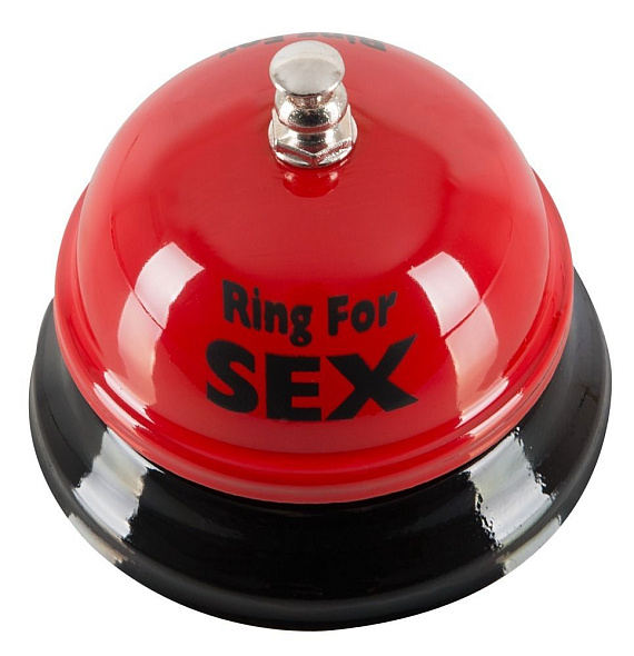 Настольный звонок с  надписью Ring for Sex - металл