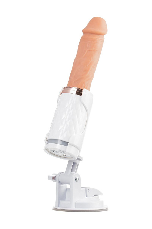 Белая секс-машина Sekster - анодированный пластик (ABS)