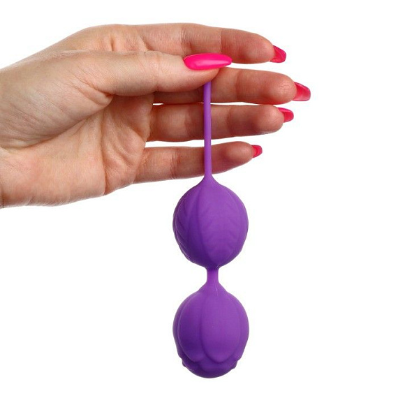 Фиолетовые вагинальные шарики «Оки-Чпоки» Сима-Ленд