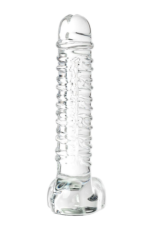 Стеклянный прозрачный фаллоимитатор Sexus Glass - 21 см. - фото 5