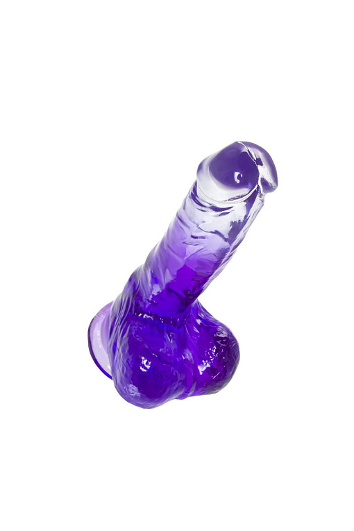 Прозрачно-фиолетовый фаллоимитатор Radi - 17,5 см. A-toys