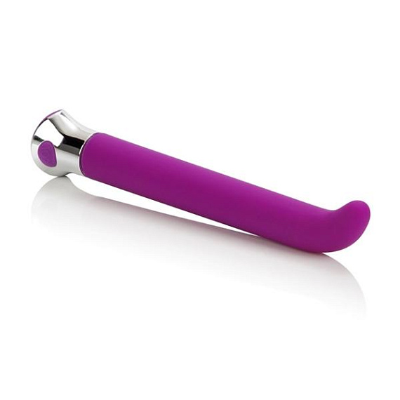 Фиолетовый вибратор 10-Function Risque G Vibes - 14,5 см. - анодированный пластик (ABS)