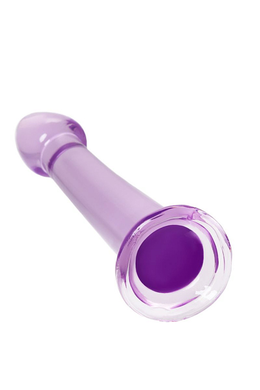 Фиолетовый фаллоимитатор Jelly Dildo S - 15,5 см. Toyfa Basic