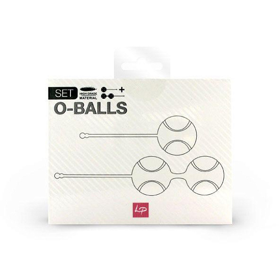 Набор фиолетовых вагинальных шариков O-balls Set от Intimcat