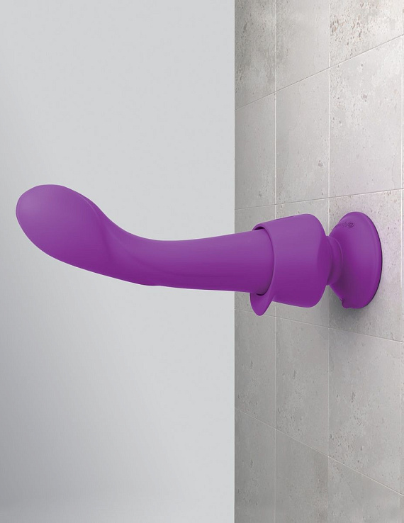 Фиолетовый вибромассажер Wall Banger G - 19,3 см. - фото 6